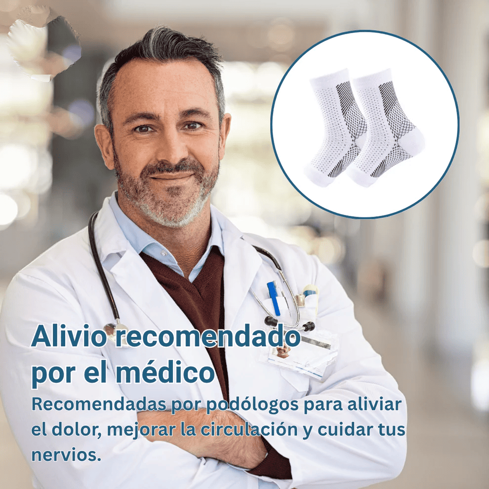 Medias de Compresión - Alivio Instantáneo para Pies Adoloridos.