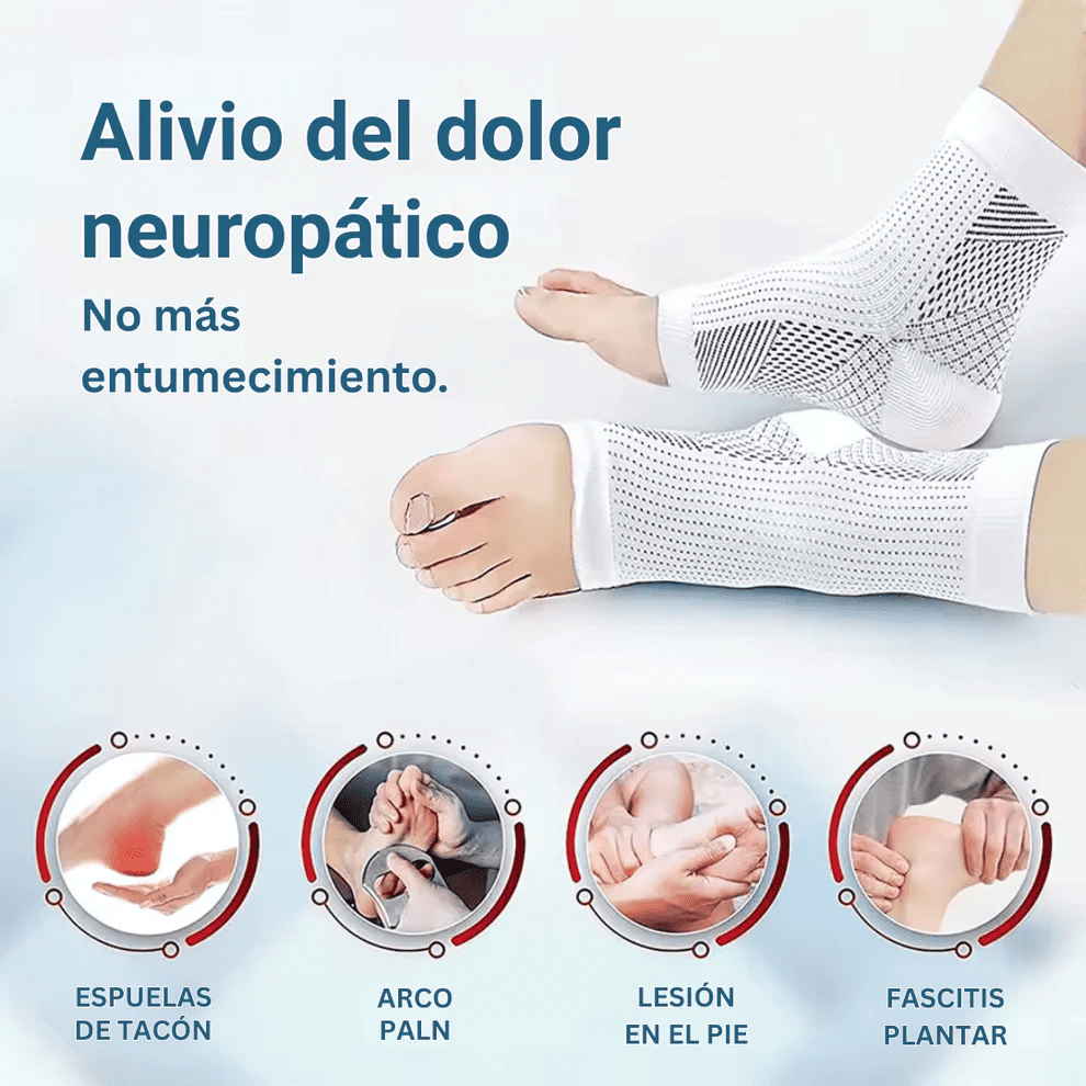 Medias de Compresión - Alivio Instantáneo para Pies Adoloridos.
