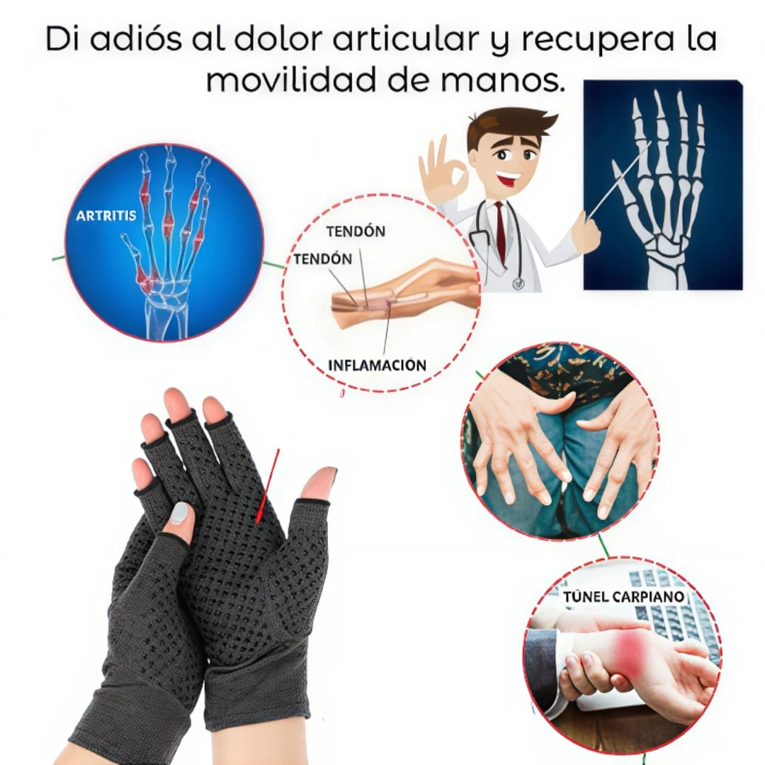 Guantes de compresión CONFOY™ para la artritis