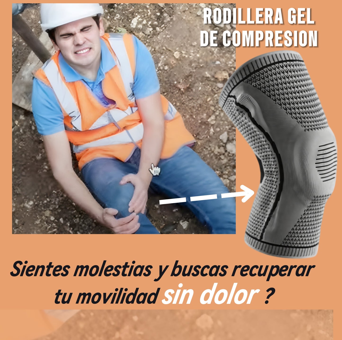 Rodillera Gel de Compresión